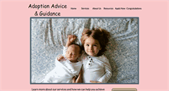 Desktop Screenshot of adoptionadviceandguidance.com